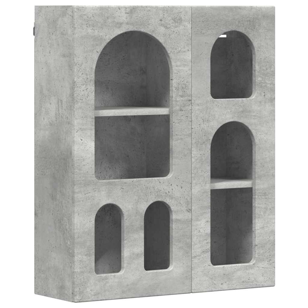 Armário suspenso elst cinzento cimento 59 x 20 x 71,5 cm