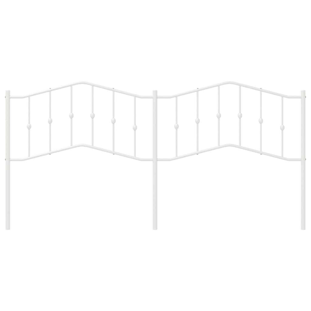Cabeceira de substituição 193 cm metal branco