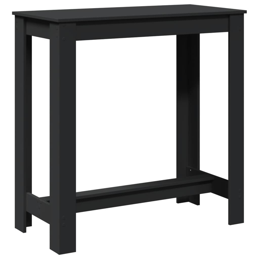 Mesa de bar 102x50x103,5 cm derivados de madeira preto