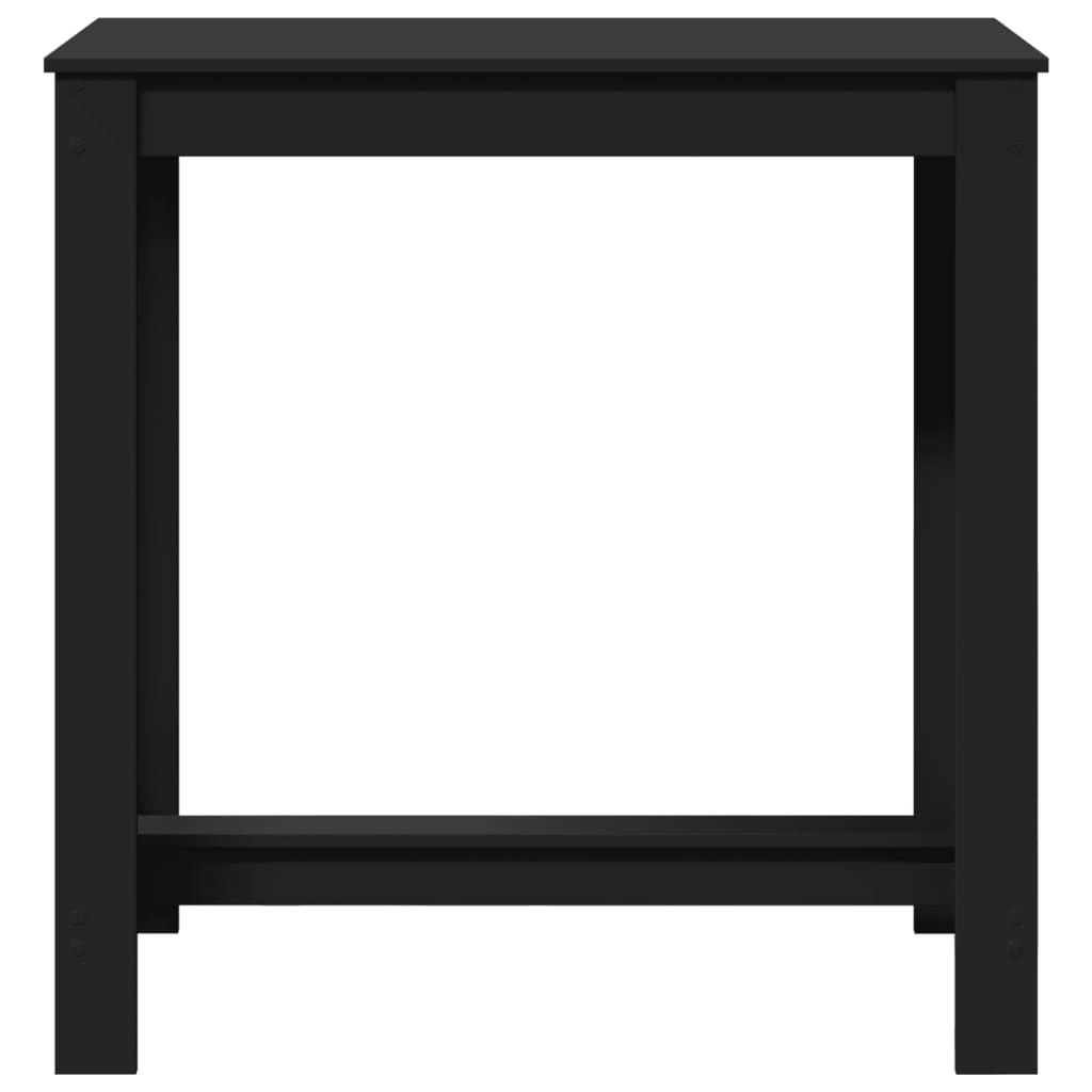 Mesa de bar 102x50x103,5 cm derivados de madeira preto
