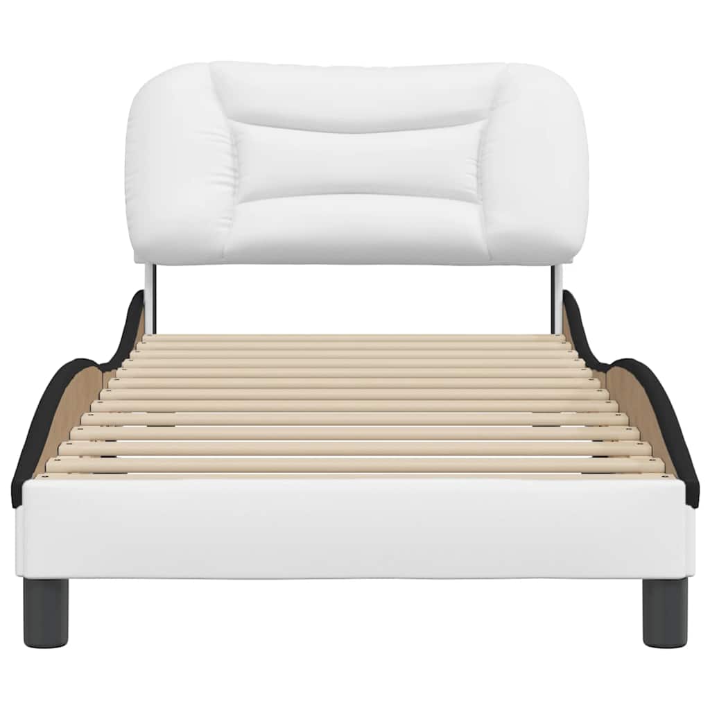 Estrutura de cama sem colchão hvar couro artificial 90x190cm