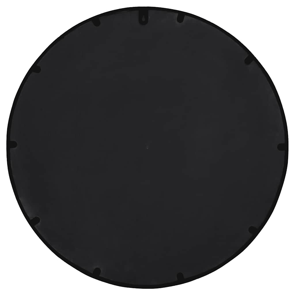 Espelho de jardim p/ uso exterior ferro 60x4 cm preto