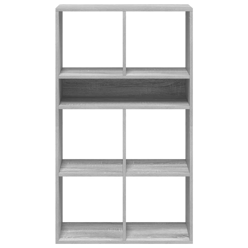 Estante cinzento sonoma 66x31x112 cm derivados de madeira
