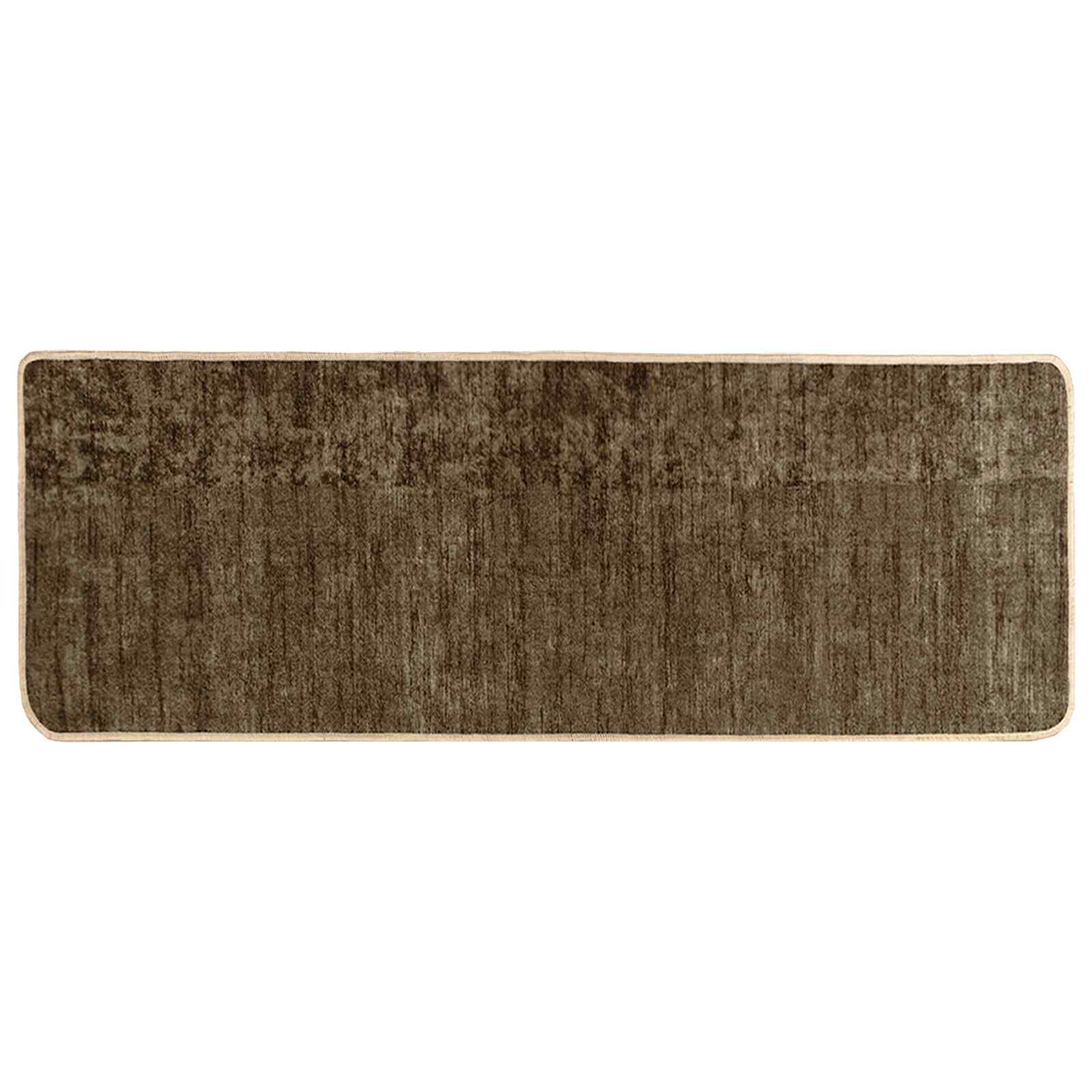 Passadeira marsa verde floresta 100 x 250 cm poliéster e PVC