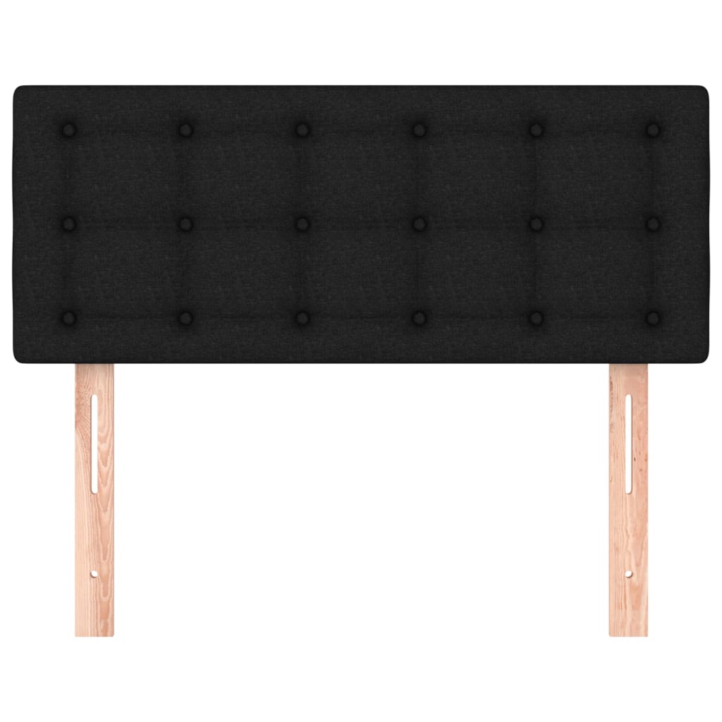Cabeceira de cama tecido 80x5x78/88 cm preto
