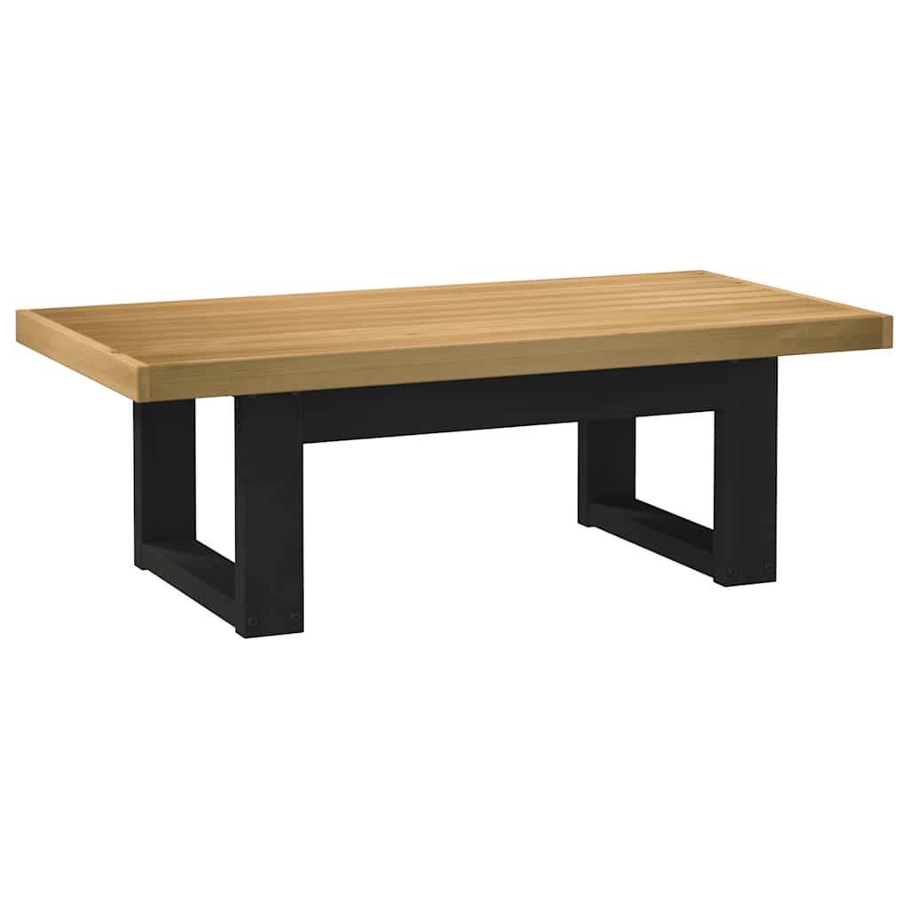 Mesa de centro noain pernas em forma de u 120x60x40 cm