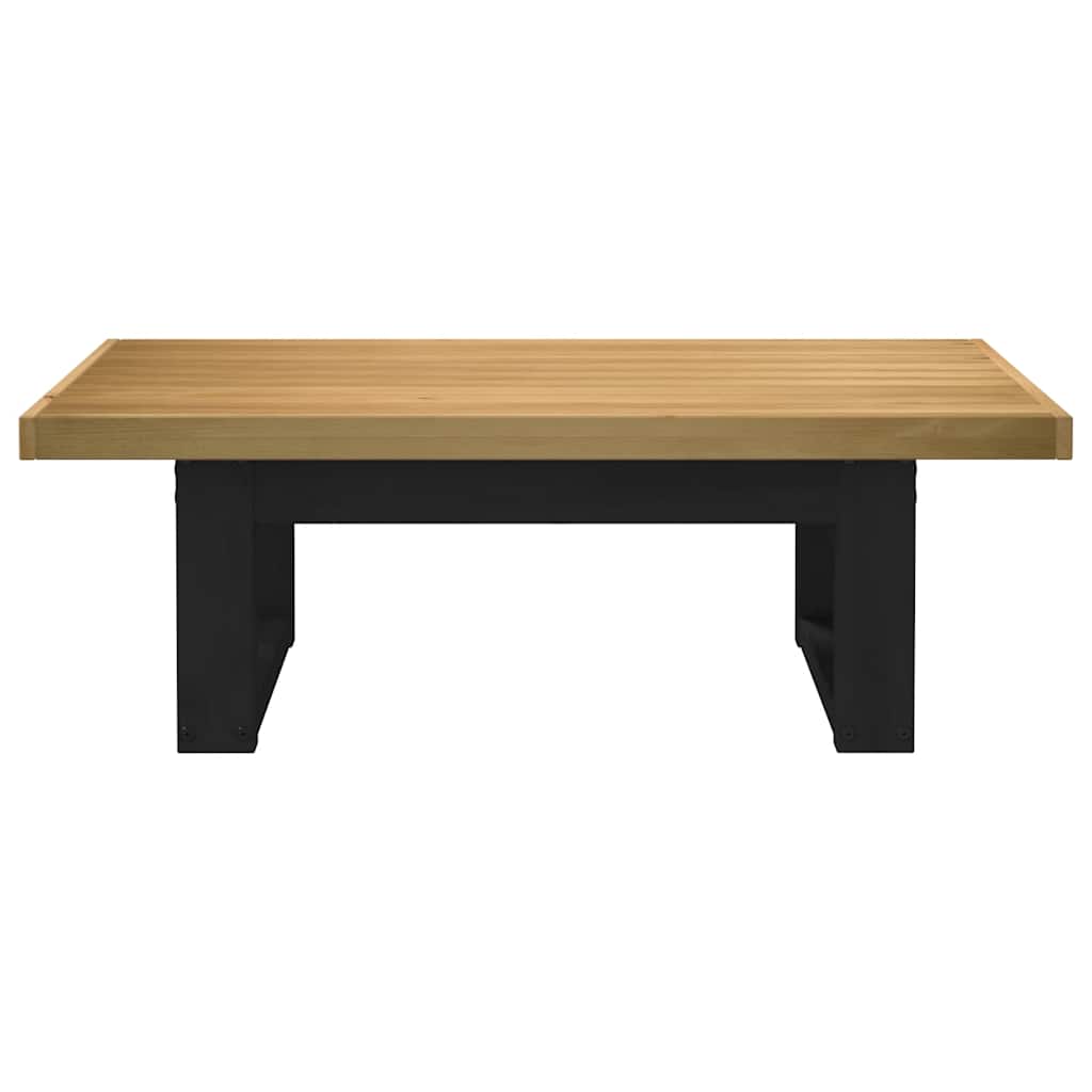 Mesa de centro noain pernas em forma de u 120x60x40 cm