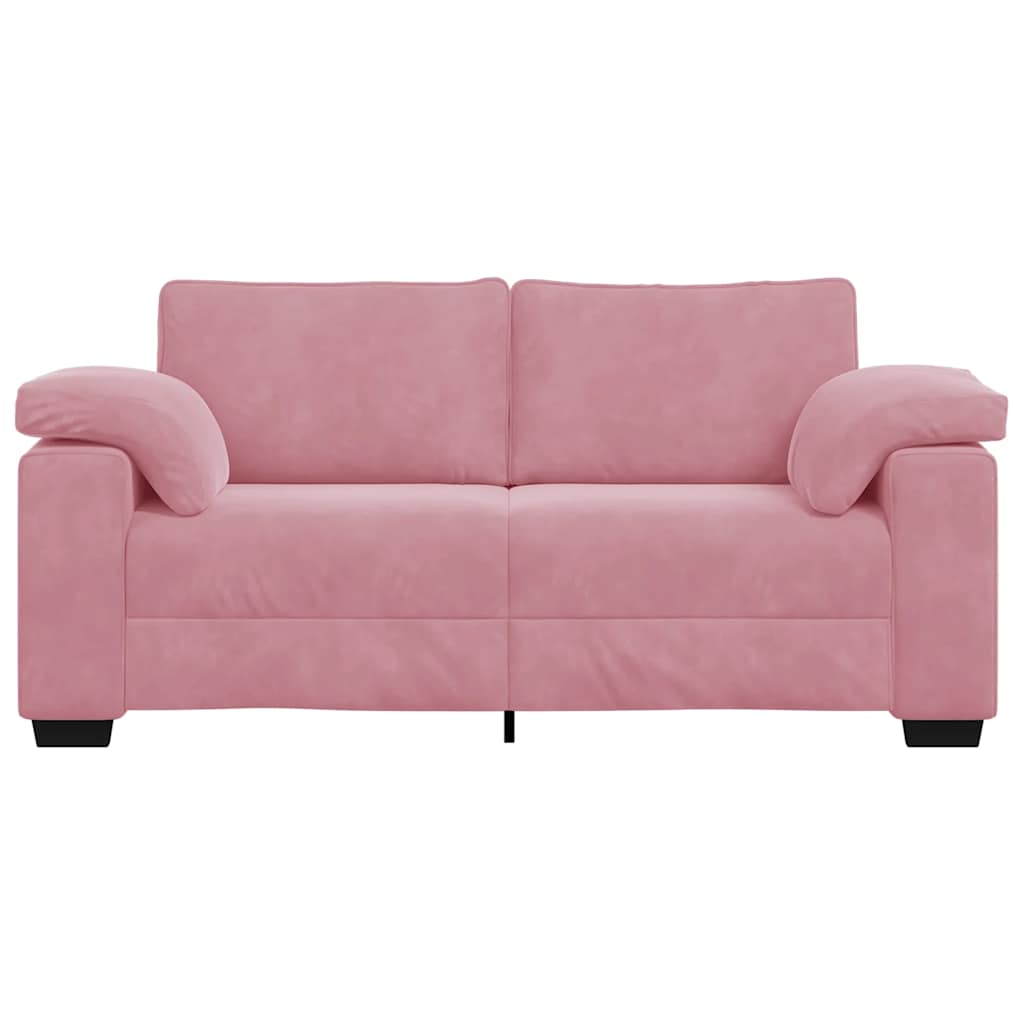 Sofá-luvas 180x77x82 cm veludo rosa