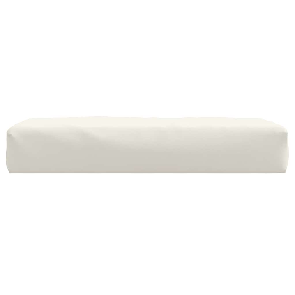 Almofadão p/ paletes 60x60x9,5 cm mesclado tecido creme