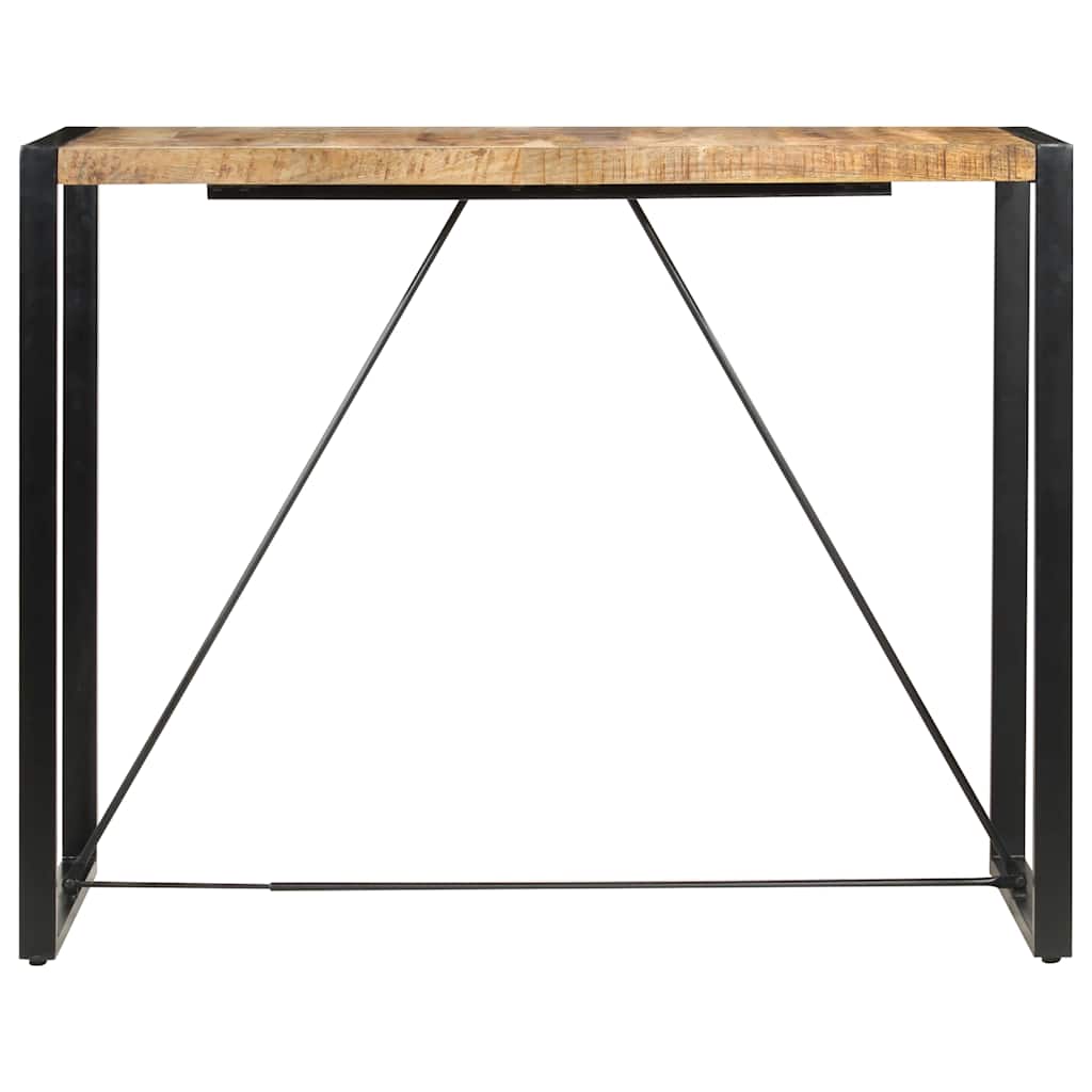 Mesa de bar 140x70x110 cm madeira de mangueira maciça