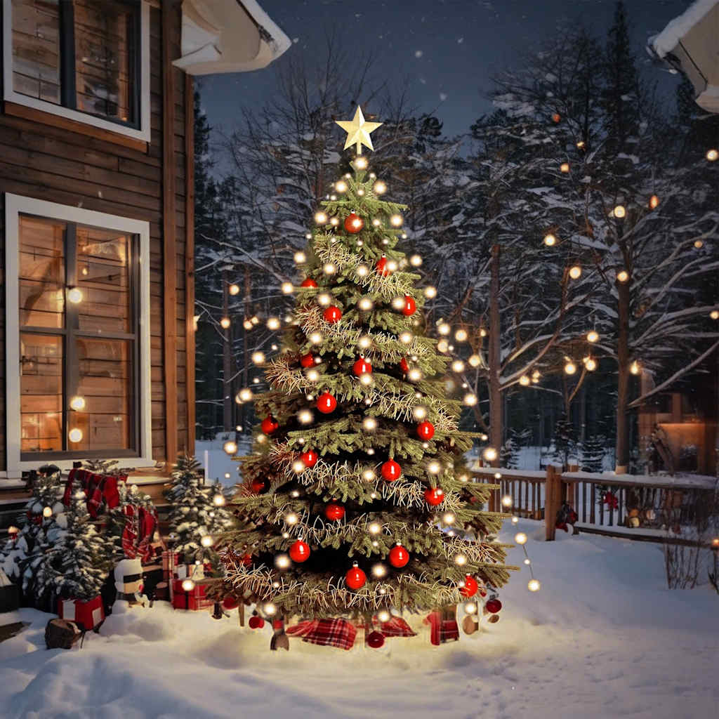 Cordão de luzes para árvore de natal 180 LED 180 cm