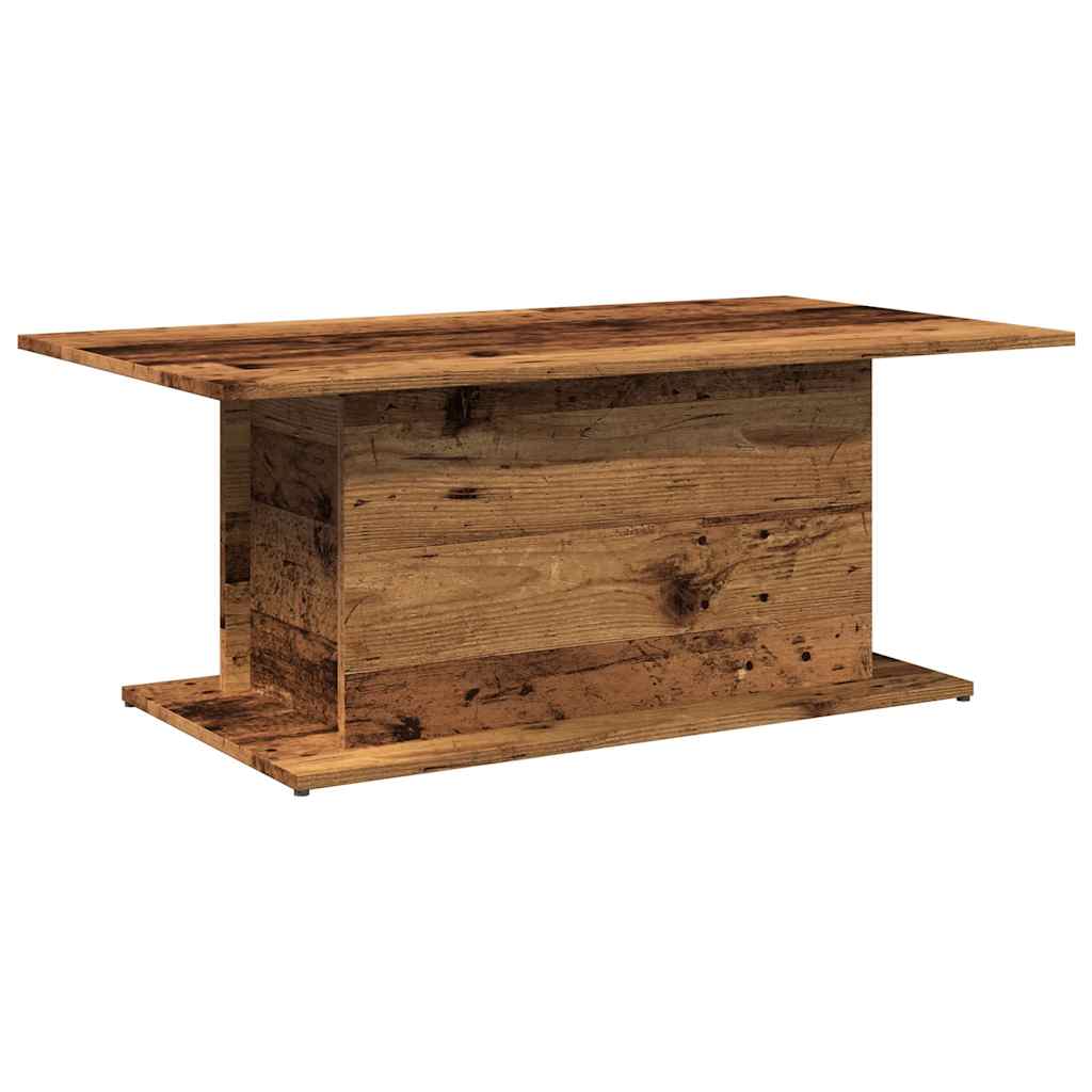 Mesa de centro 102x55,5x40cm derivados de madeira madeira velha