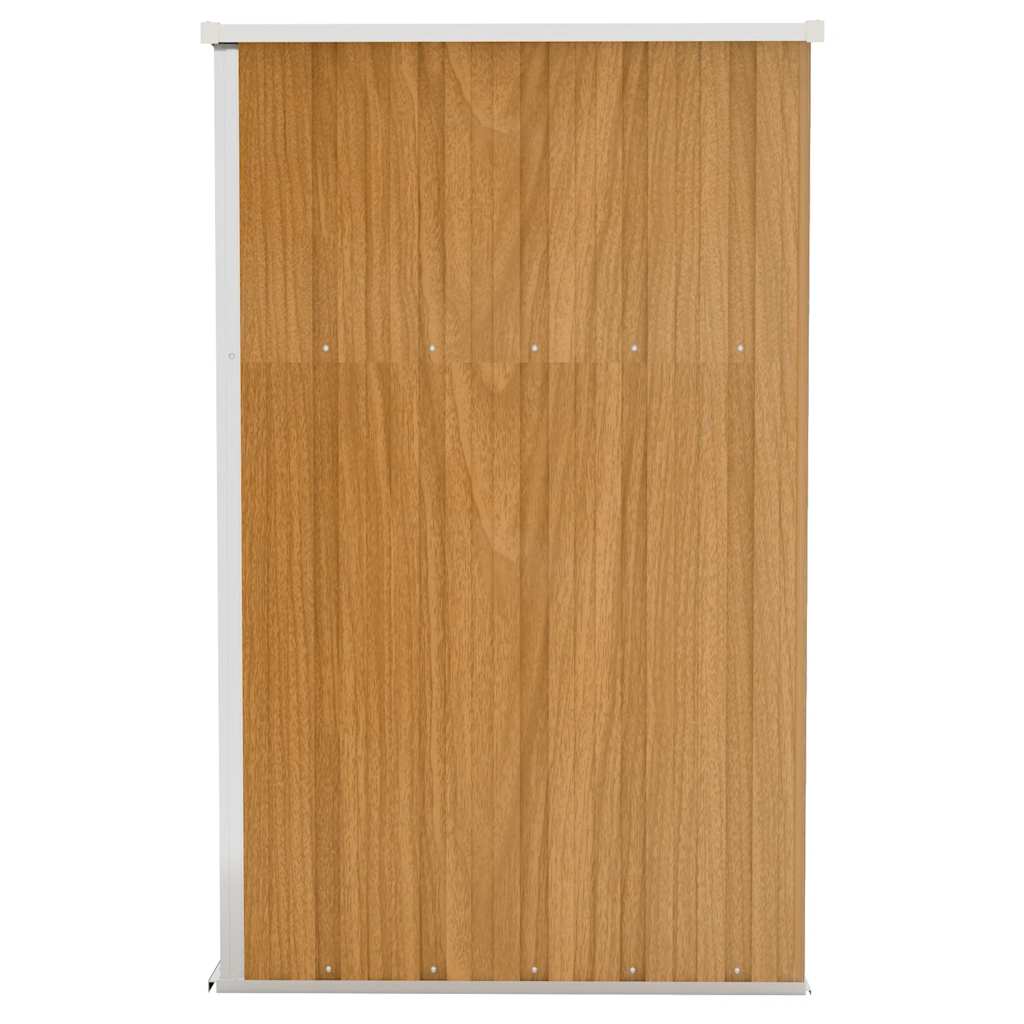 Abrigo suspenso p/ jardim 118x100x178 cm aço galvaniz. castanho