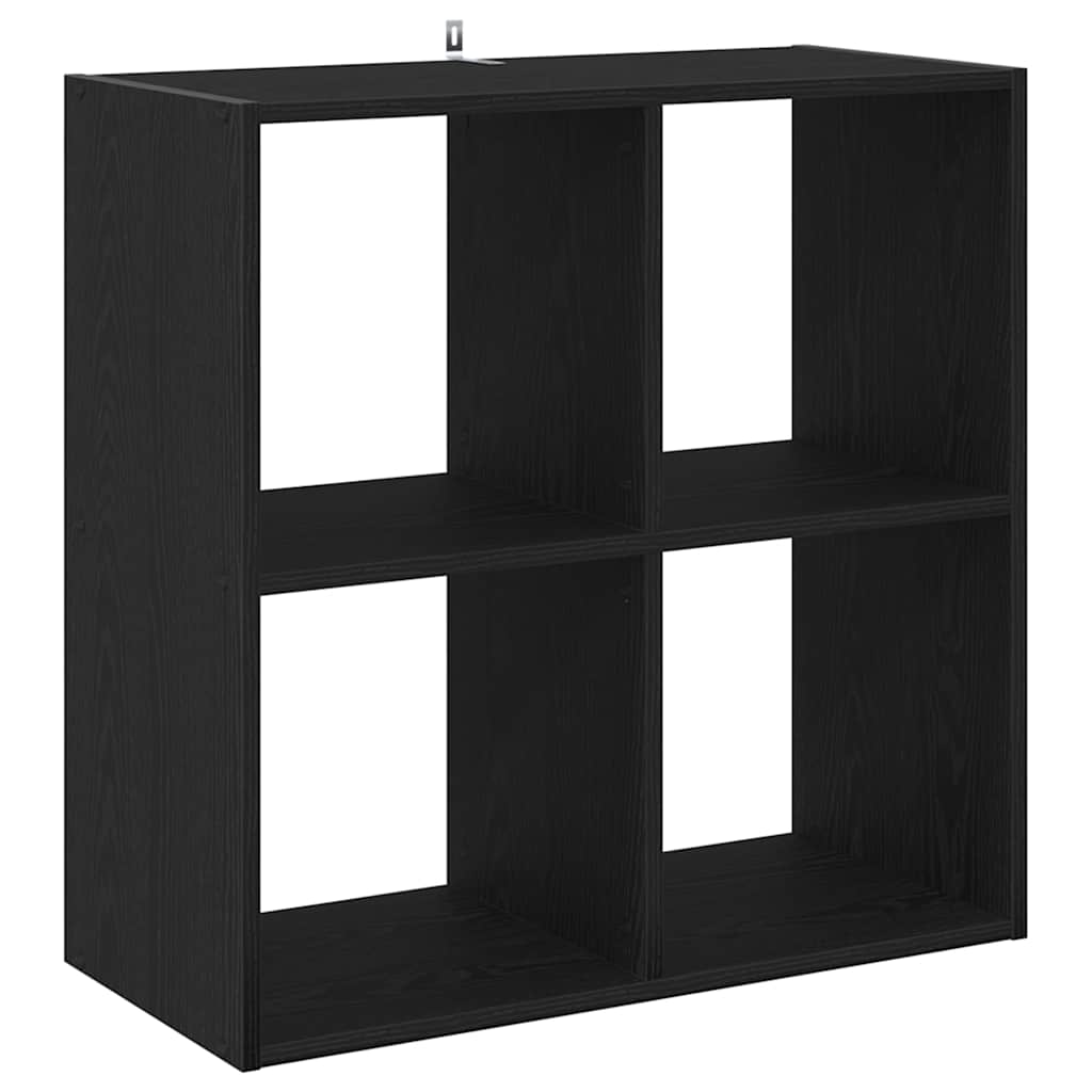 Estante carvalho preto 68,5 x 32 x 68,5 cm