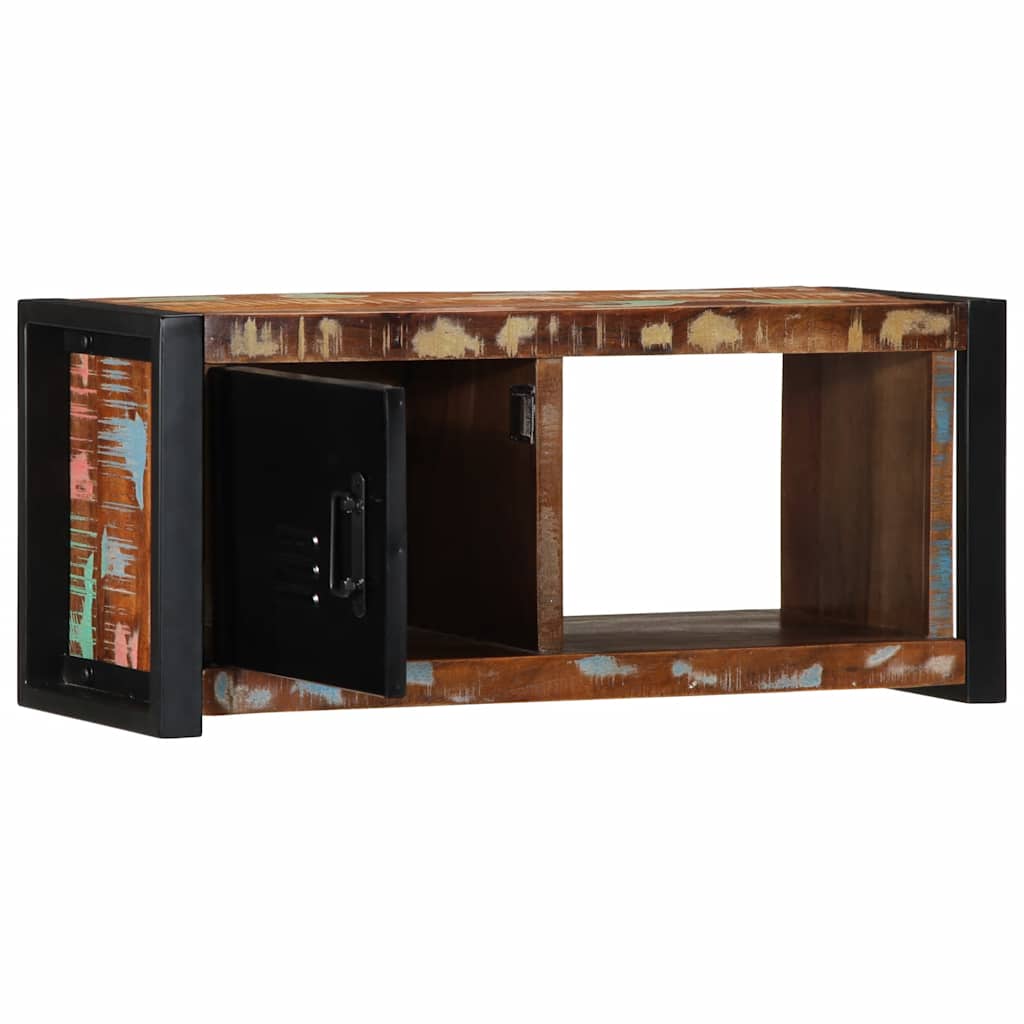 Armário TV 80x30x35 cm madeira maciça recuperada