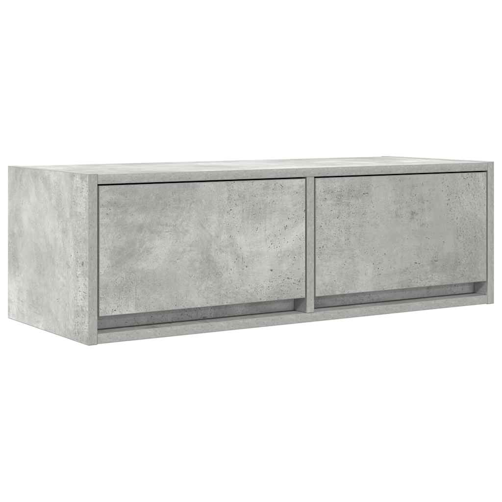 Móvel de TV 80x31x25,5 cm derivados de madeira cinza cimento