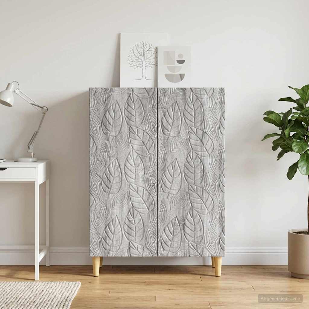 Buffet sonoma cinzento 66 x 34,5 x 90 cm derivados de madeira