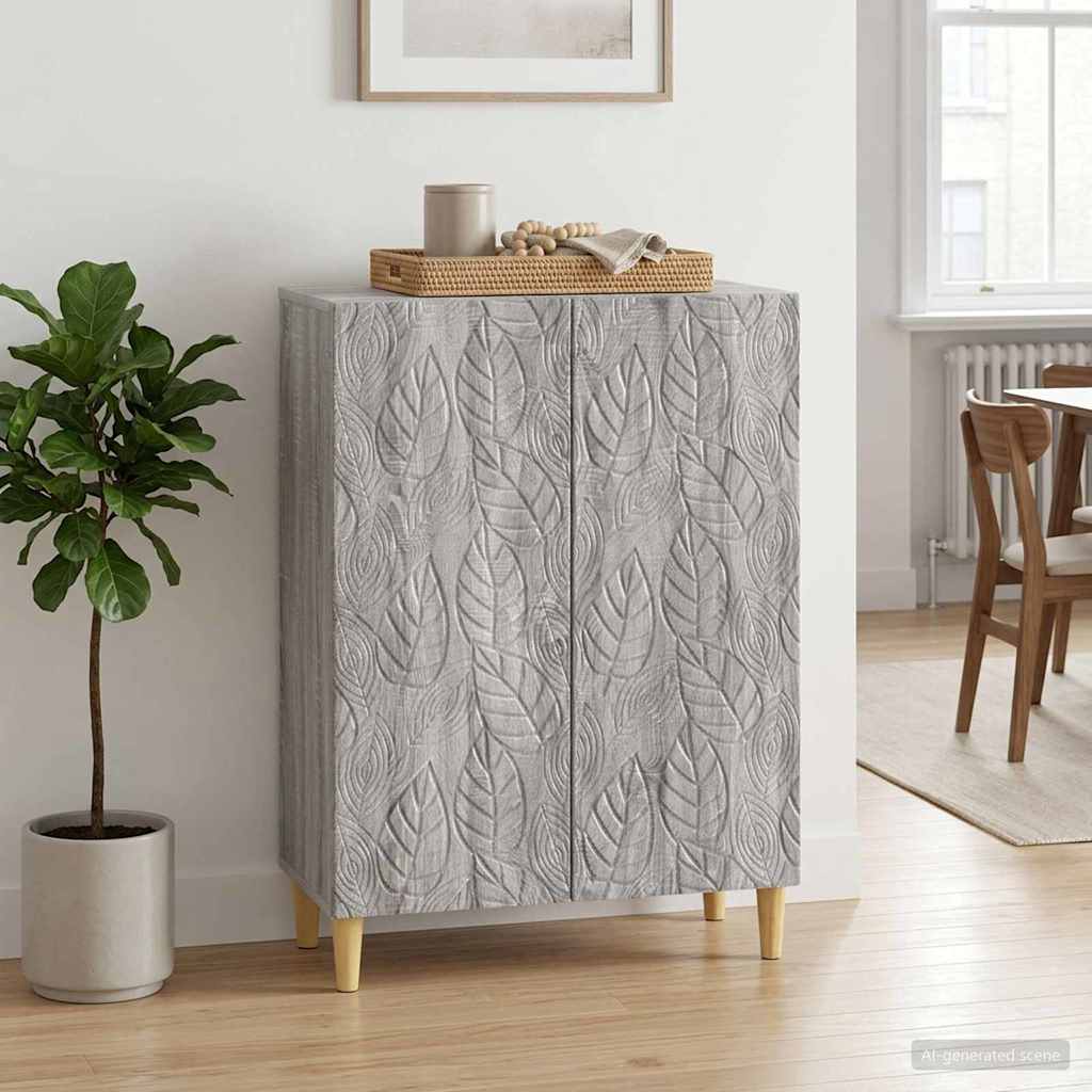 Buffet sonoma cinzento 66 x 34,5 x 90 cm derivados de madeira