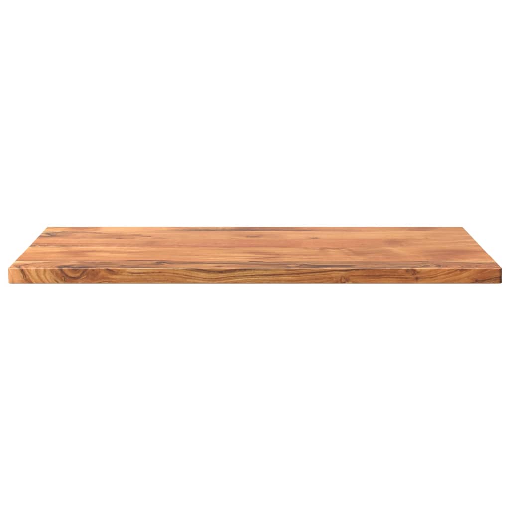 Tampo de mesa retangular 80x70x2,5 cm madeira de acácia maciça