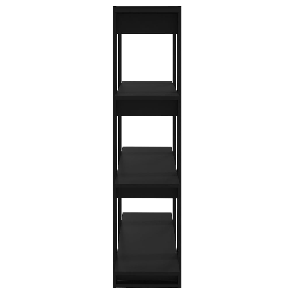 Estante/divisória 100x30x123,5 cm preto