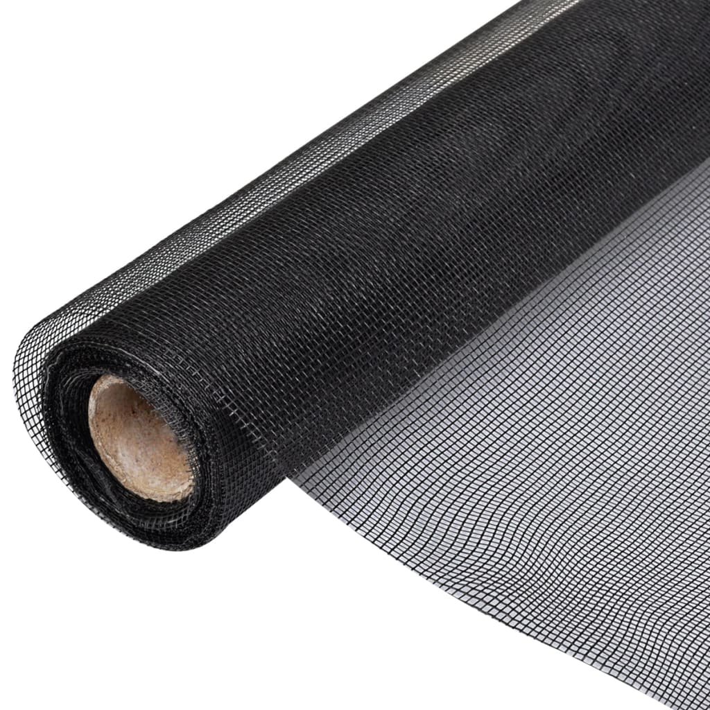 Rede mosquiteira em fibra de vidro 100x1000 cm preto