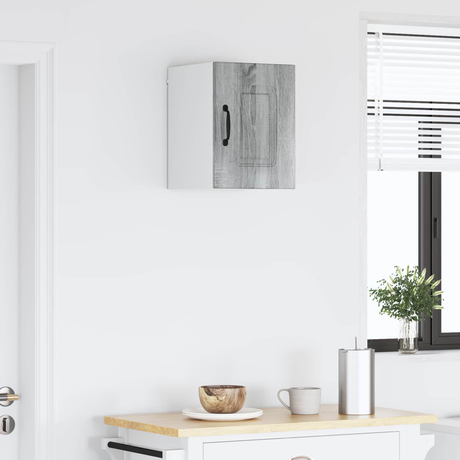 Painel de lava-louça kalmar cinza sonoma 30 x 31 x 40 cm