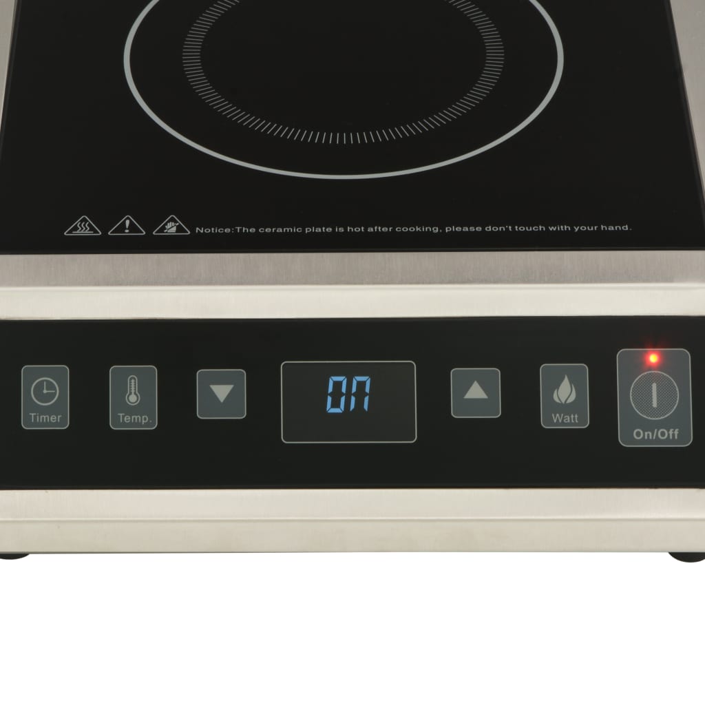 Placa de indução elétrica de mesa com ecrã tátil 3500 w