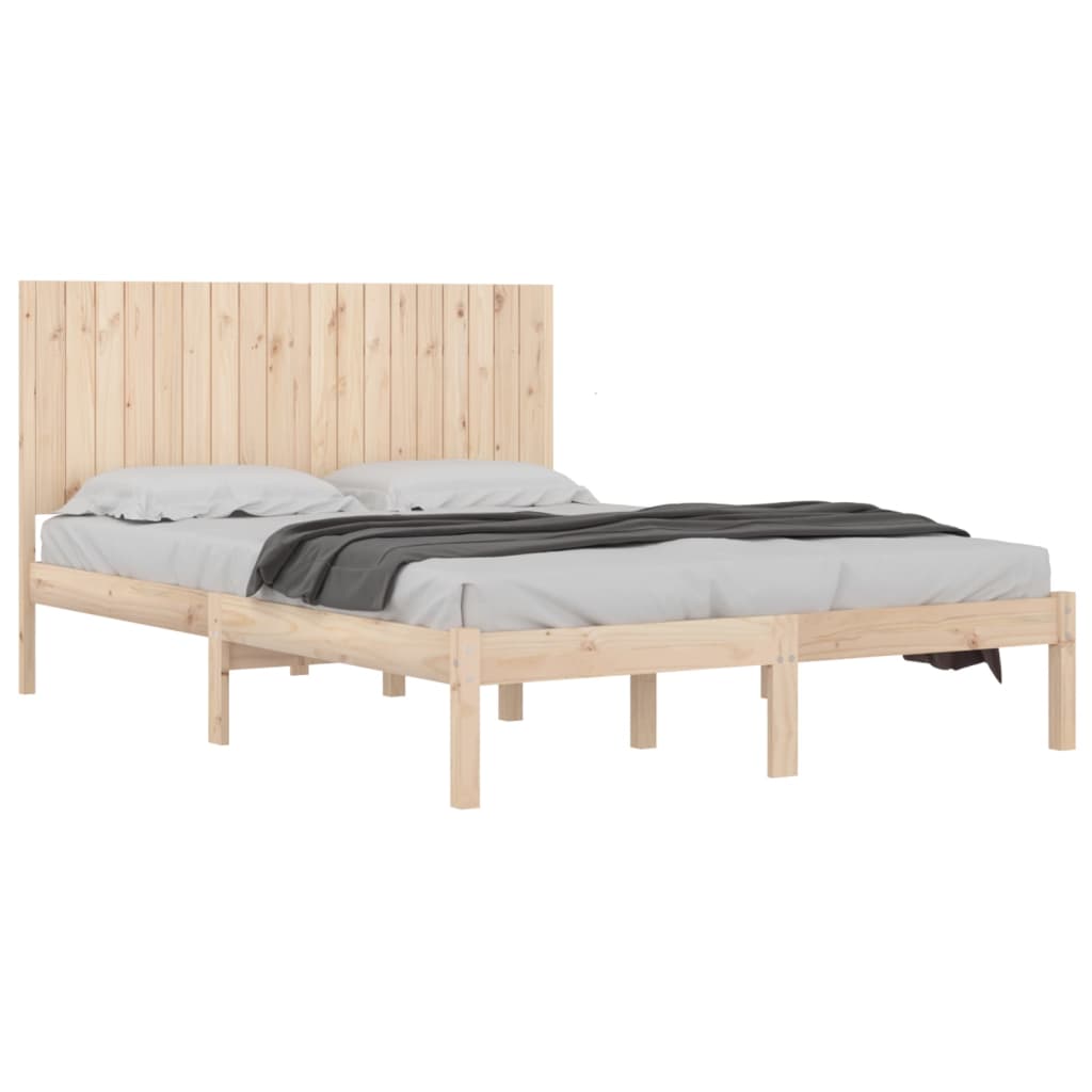 Estrutura de cama super king 180x200 cm madeira maciça