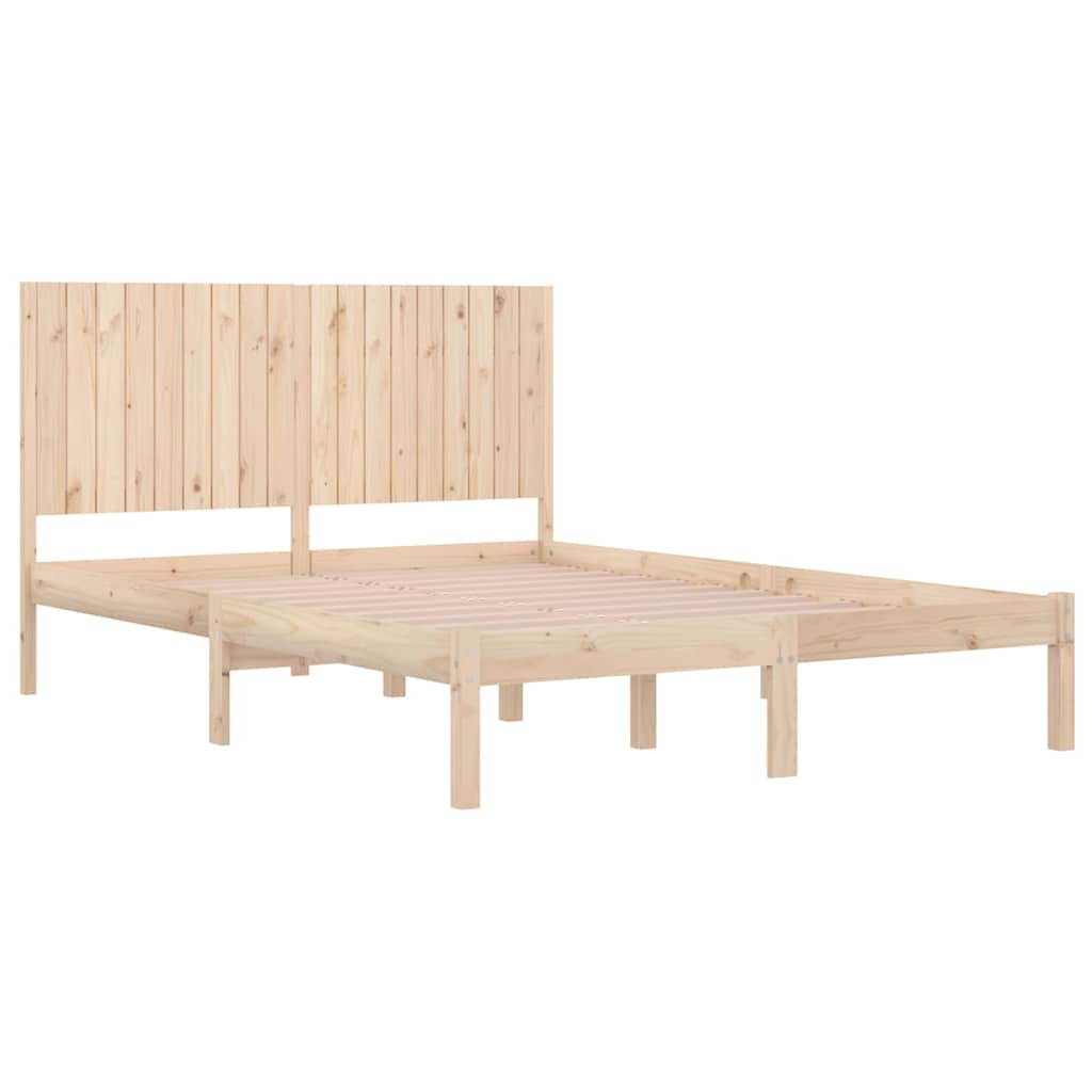 Estrutura de cama super king 180x200 cm madeira maciça