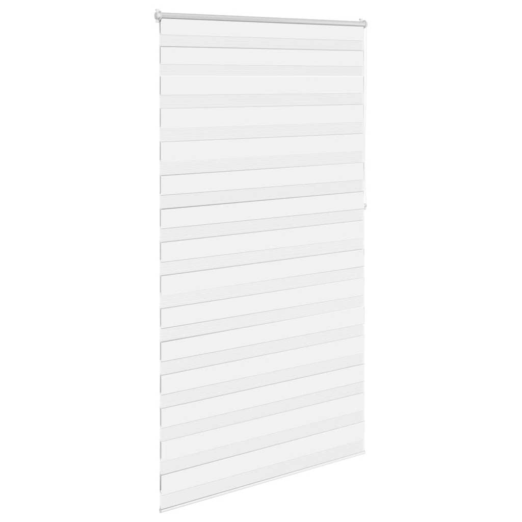 Cortina zebra, 120,9 x 230 cm, largura do tecido 116,7 cm, branca