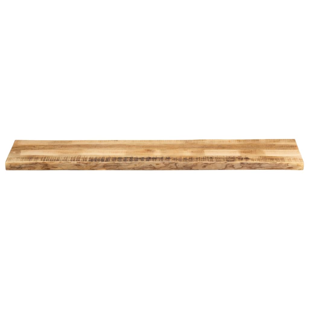 Tampo de mesa c/borda viva 180x40x3,8cm mangueira áspera maciça