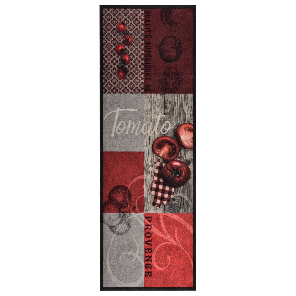 Tapete de cozinha lavável com design tomates 60x300 cm