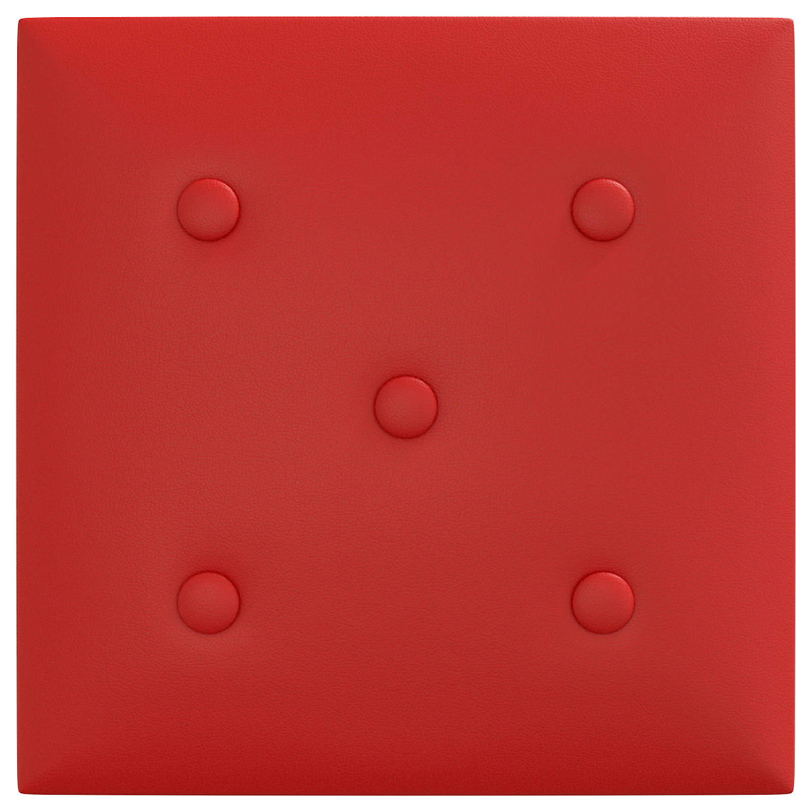 Cabeceira de parede 12 unid. vinho vermelho couro sintético
