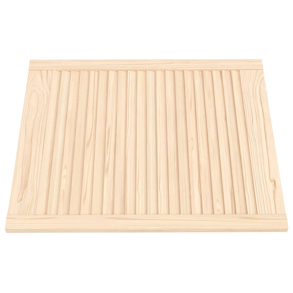 Portas de armário 4 pcs com design de persiana pinho maciço