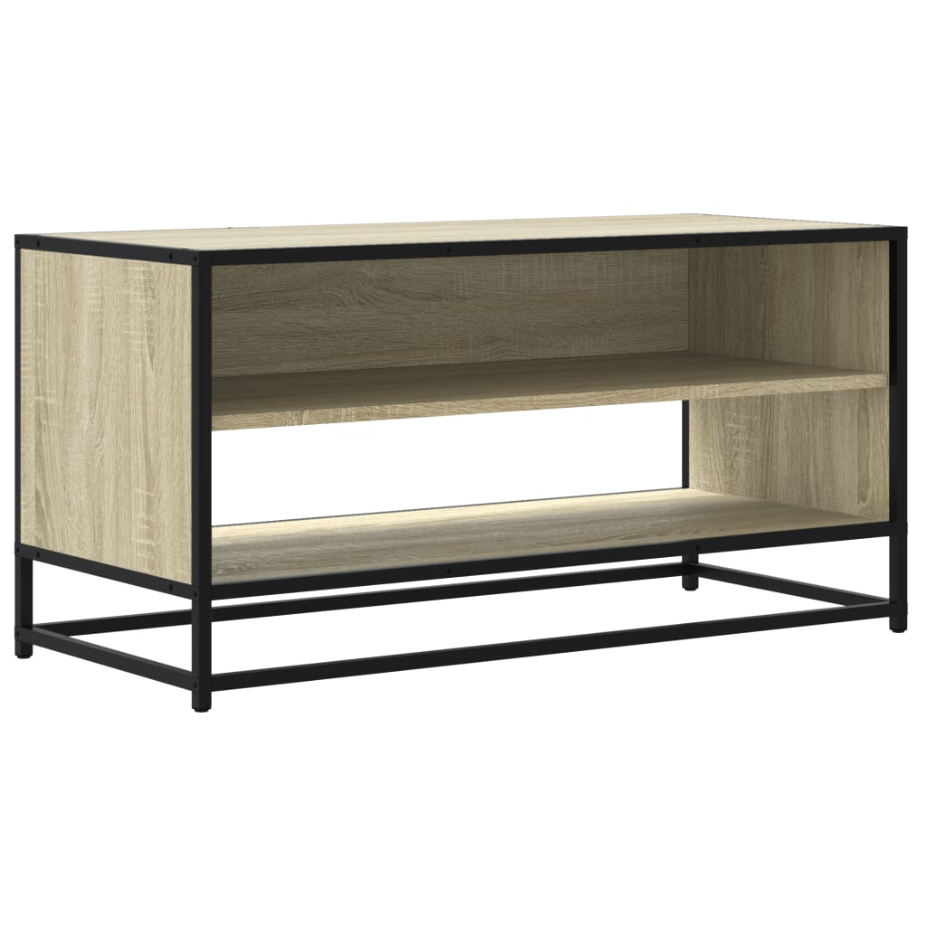 Móvel TV 91x40x46 cm derivados madeira/metal carvalho sonoma