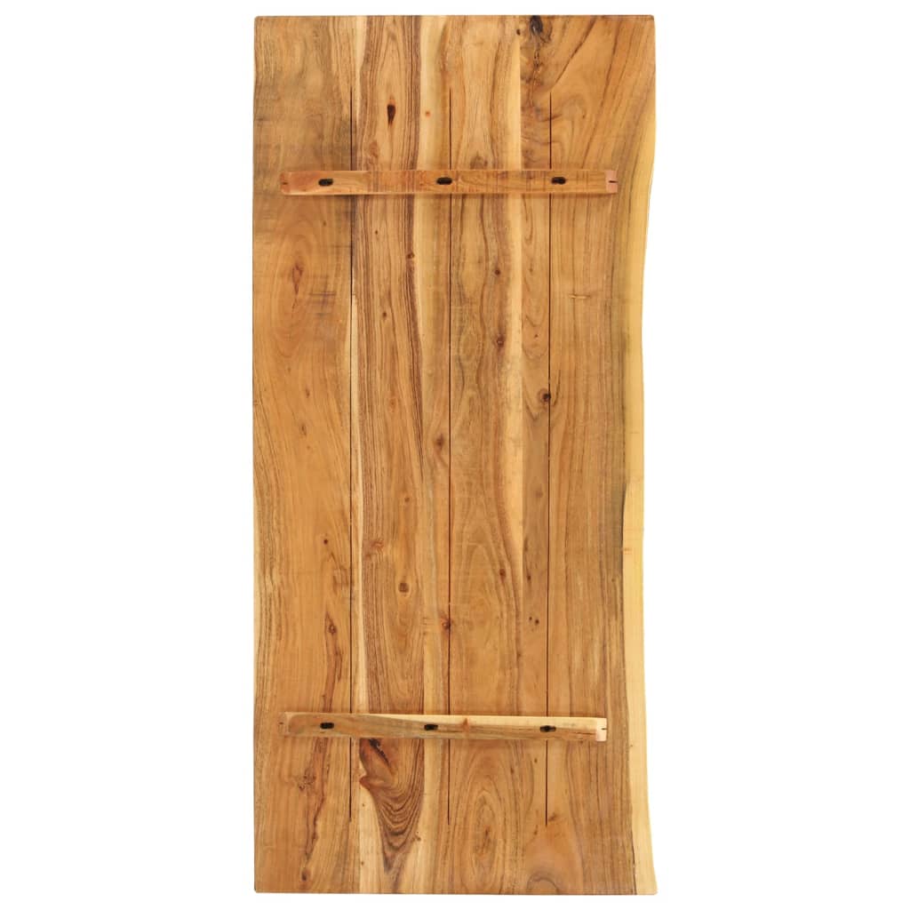 Tampo p/ móvel toucador wc 140x52x2,5 cm madeira acácia maciça