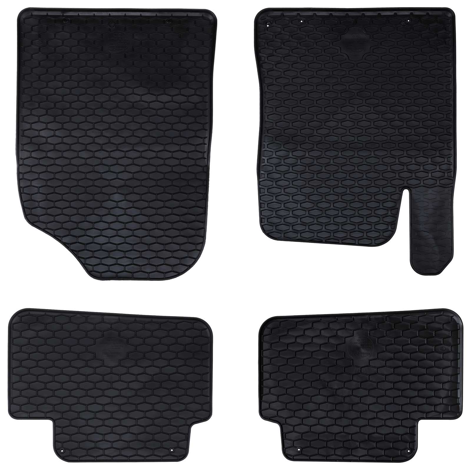 Tapete de carro 4 unid. adequado para hyundai i30 2017 borracha
