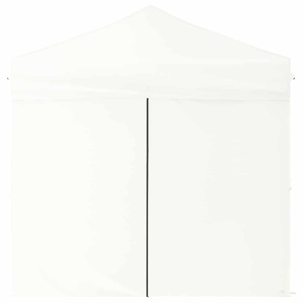 Tenda para festas dobrável com paredes laterais 2x2 m branco
