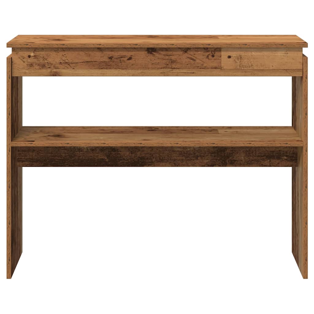Mesa consola 102x30x80 cm derivados de madeira madeira velha