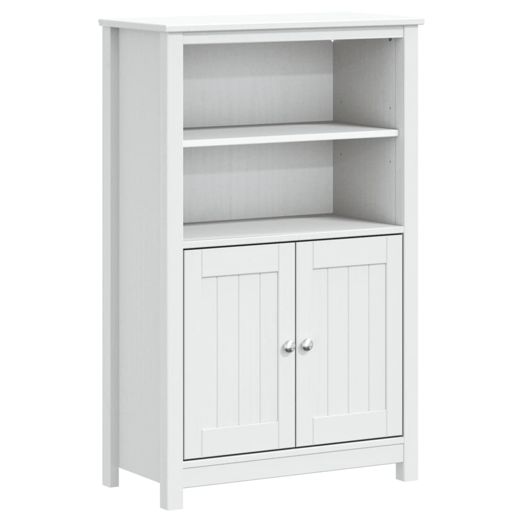 3 Pcs conjunto de móveis para wc berg pinho maciço branco