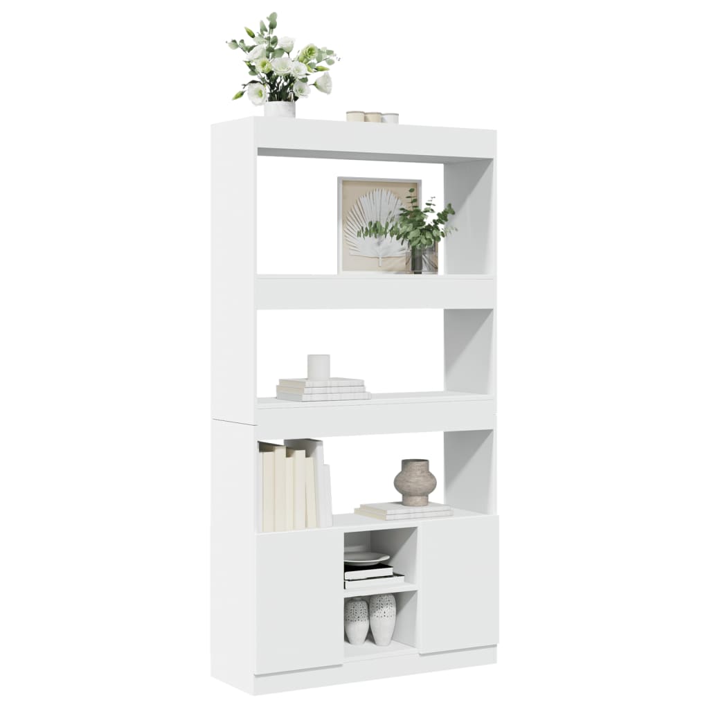 Armário alto 92x33x180 cm derivados de madeira branco