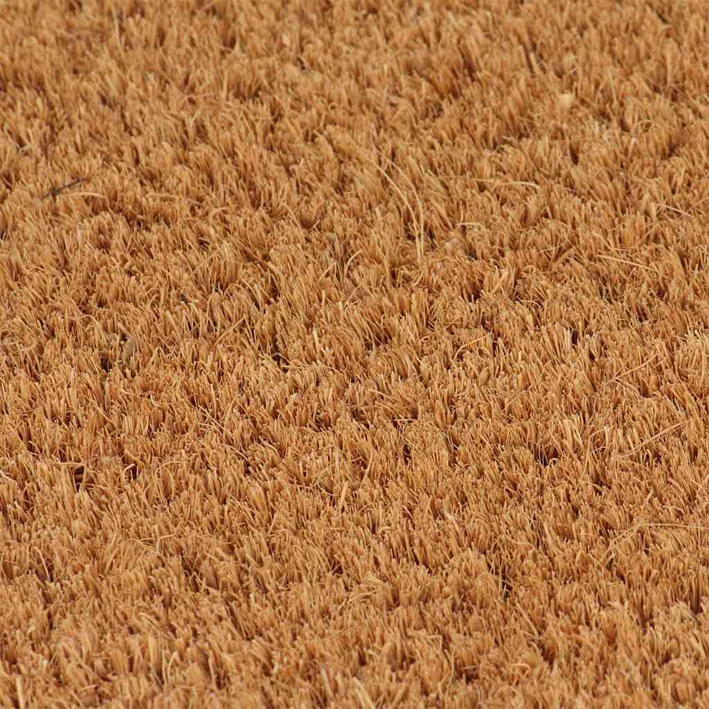 Tapete de porta 100x200 cm fibra de coco tufada natural