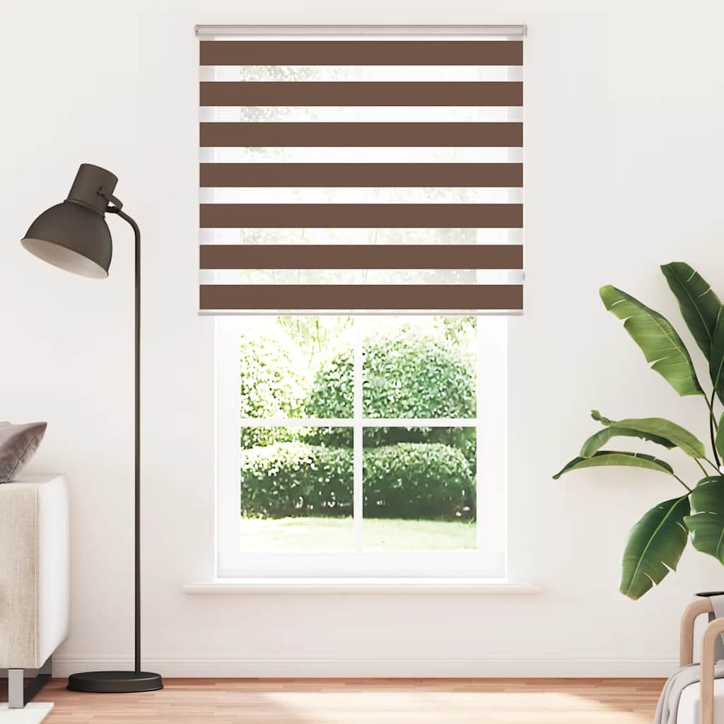 Cortina de zebra 125x200 cm largura do tecido 120,9cm poliéster