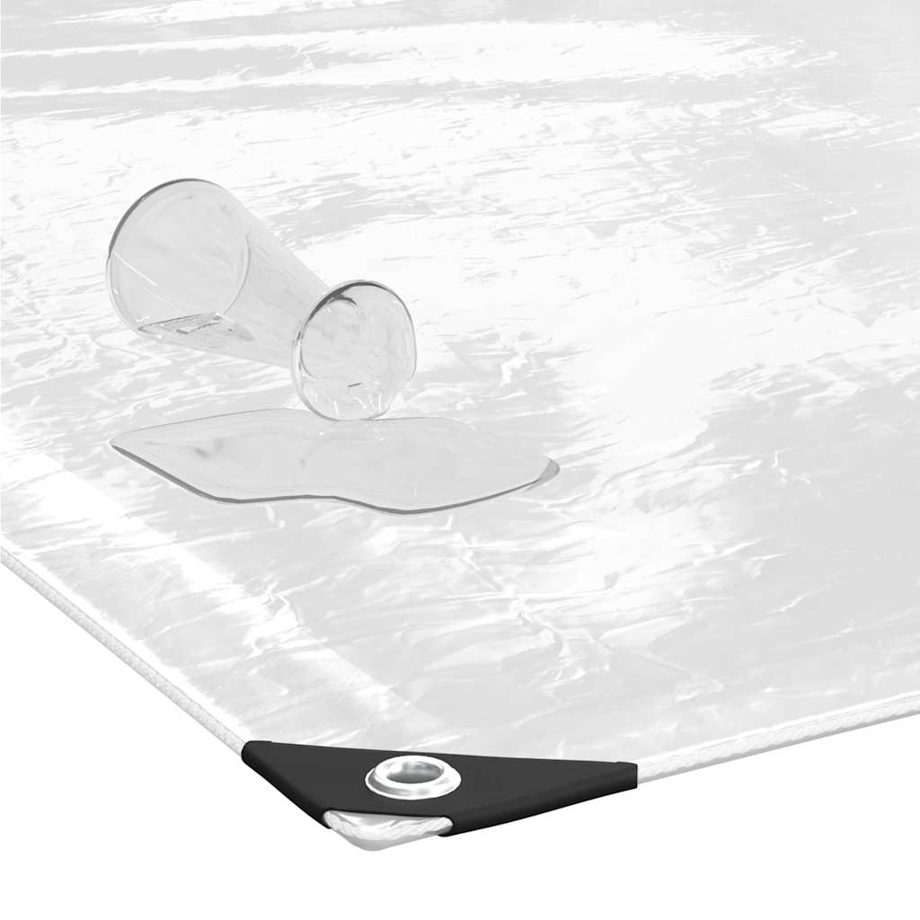 Encerado transparente com ilhós 3x10 m PVC