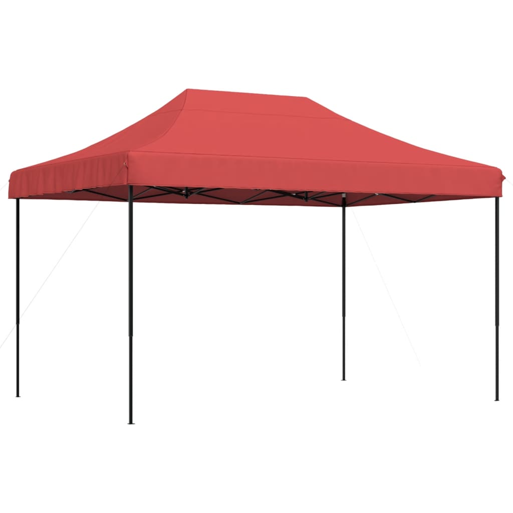 Tenda para festas pop-up dobrável 410x279x315 cm bordô