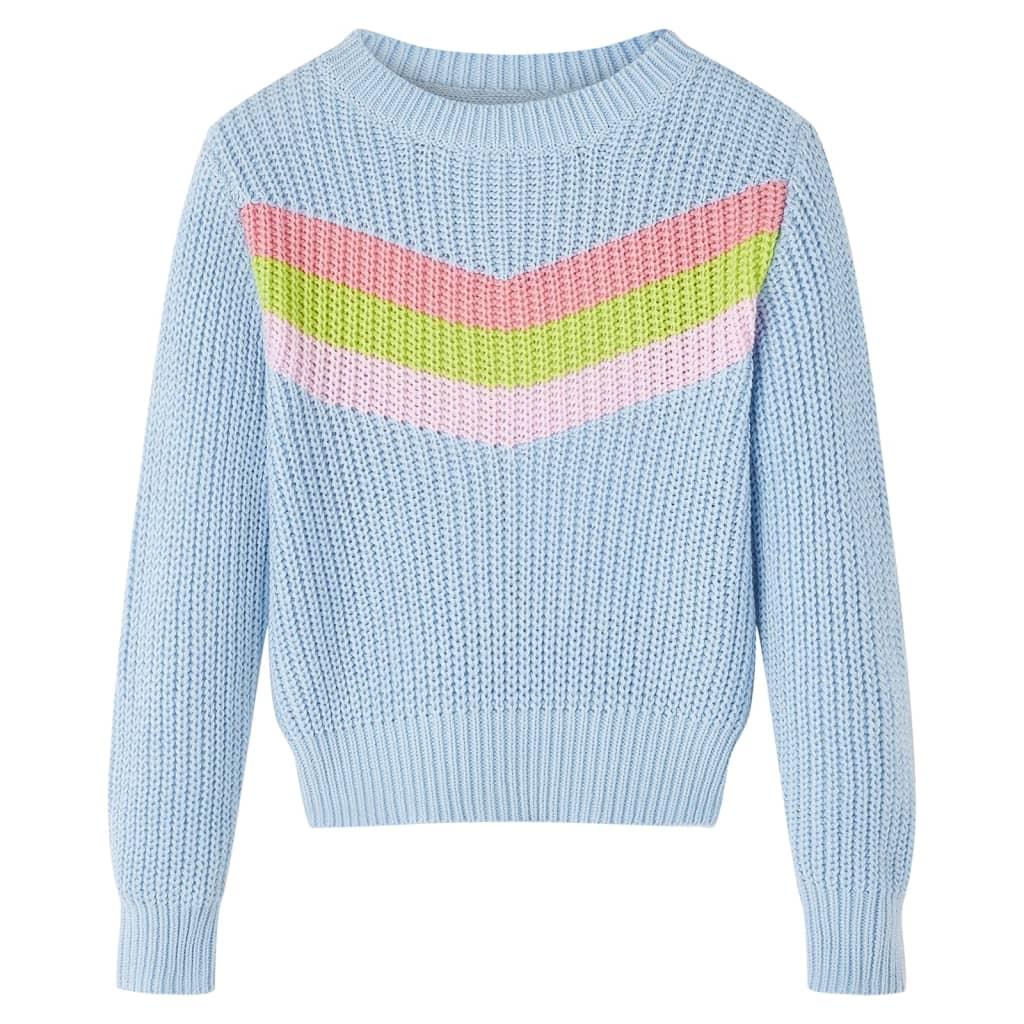 Camisola de malha para criança azul 104