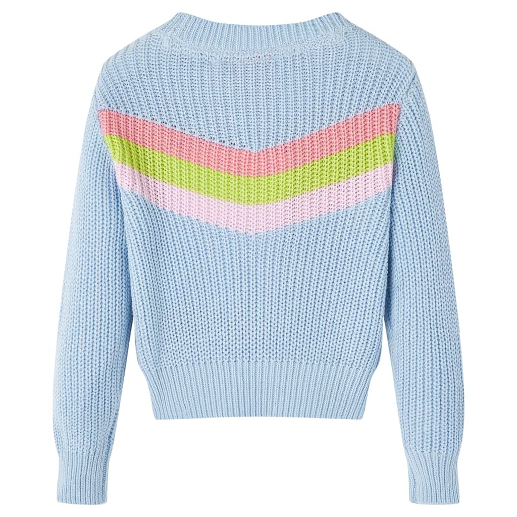 Camisola de malha para criança azul 104