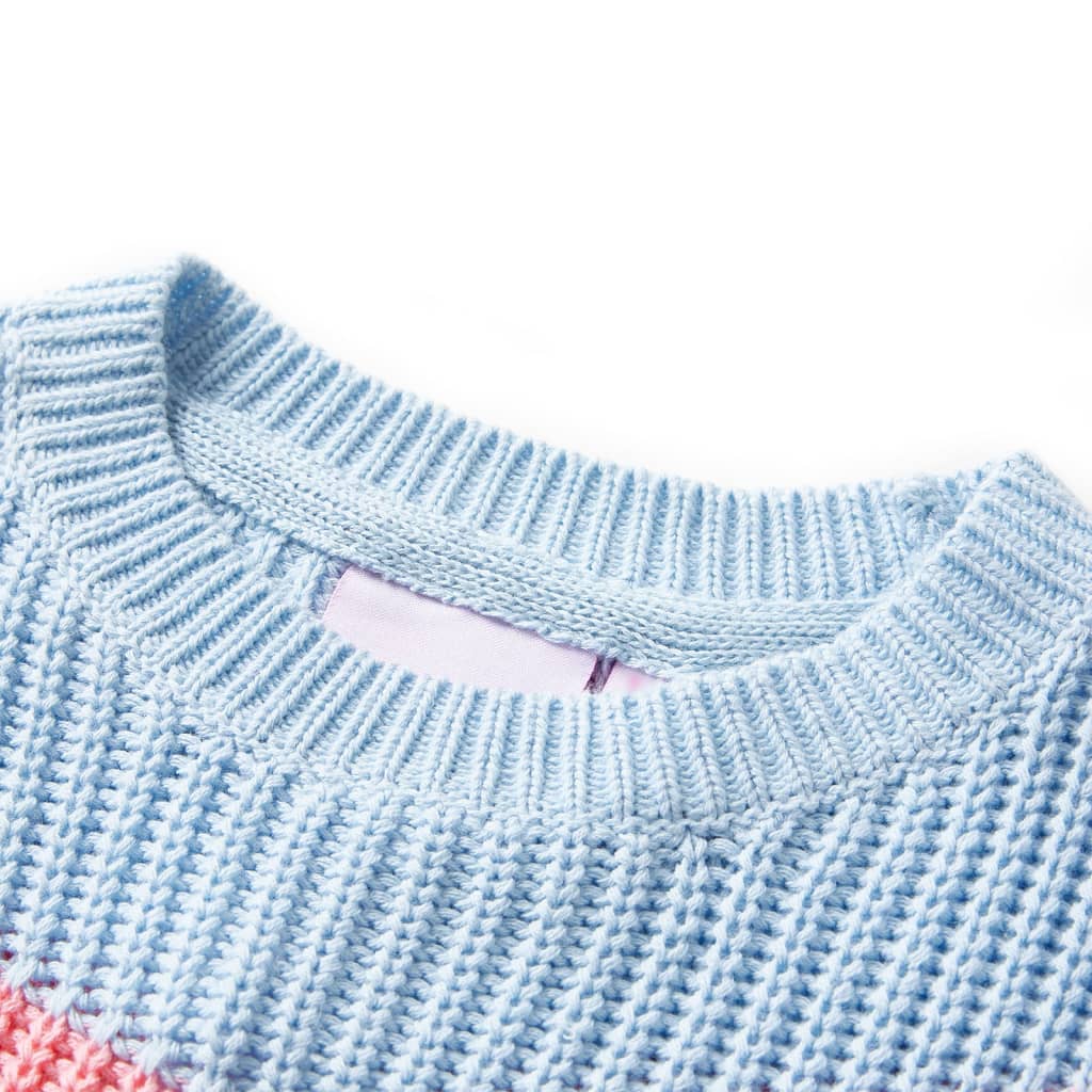 Camisola de malha para criança azul 104