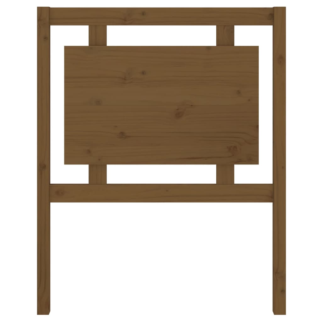 Cabeceira de cama 80,5x4x100 cm pinho maciço castanho mel