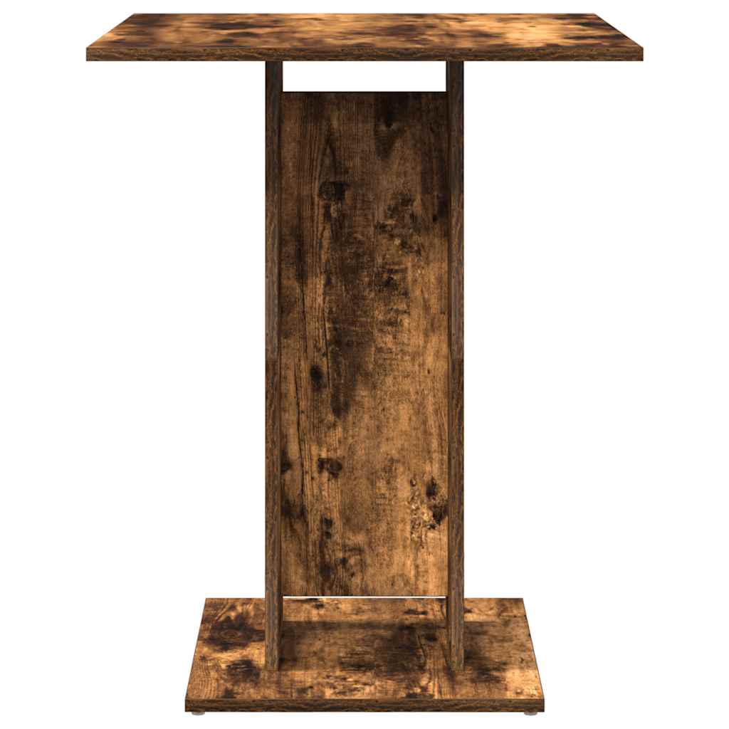 Mesa de bistrô 60x60x75cm derivados de madeira carvalho fumado
